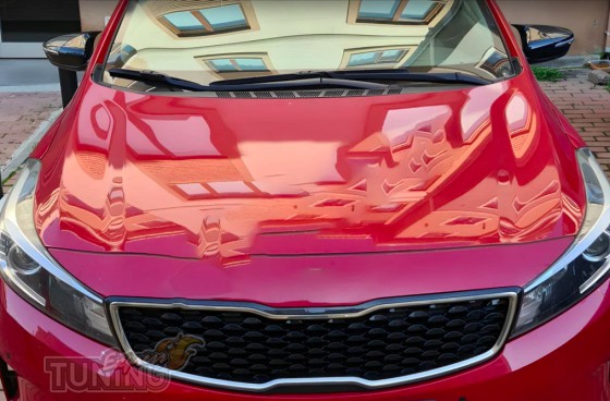 Накладки на зеркала Kia Ceed 2 черные
