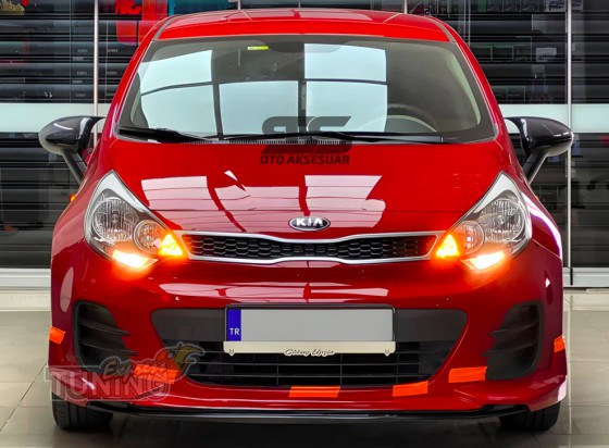 Крышки на зеркала Kia Rio 3 QB черные