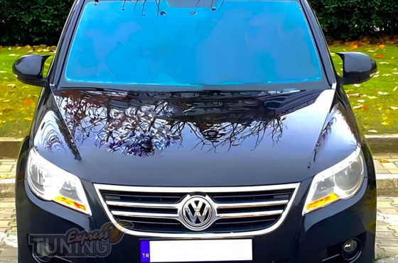Накладки на зеркала Volkswagen Tiguan 1 5N черные