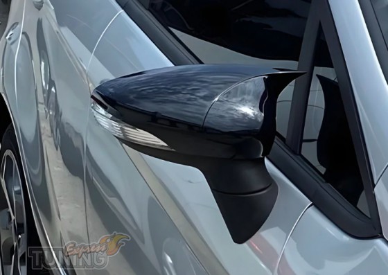 Крышки на зеркала Ford Fiesta 6 MK6 черные