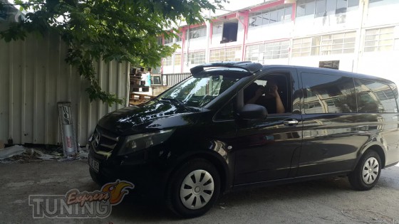 Оригинальный козырек над стеклом Мерседес Вито 447 