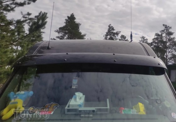 Козырек на лобовое стекло Opel Movano A фото