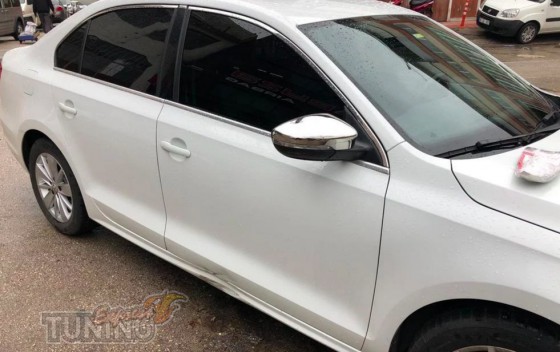Хром накладки зеркал Volkswagen Eos с 2011- года