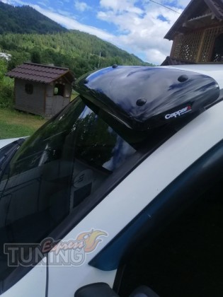 Пластиковый козырек на крышу Фиат Добло 1