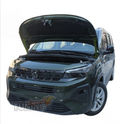 Газовые упоры капота Peugeot Rifter 2018 2шт