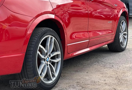 ПЛастиковый обвес на BMW X3 F25