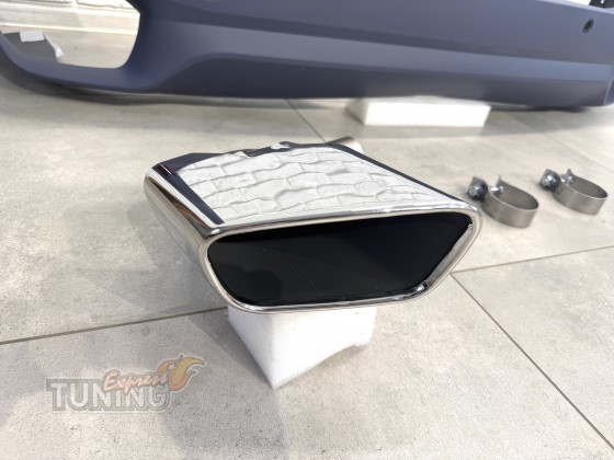 Выхлопные трубы BMW X5 F15 обвес M Tech