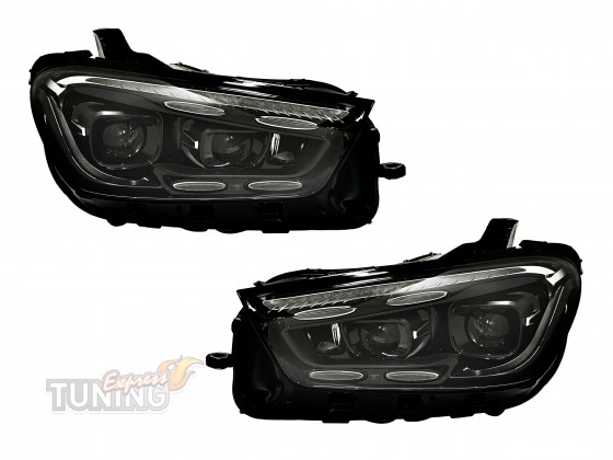 Передние фары Mercedes GLE V167 C167 в рестайлинге