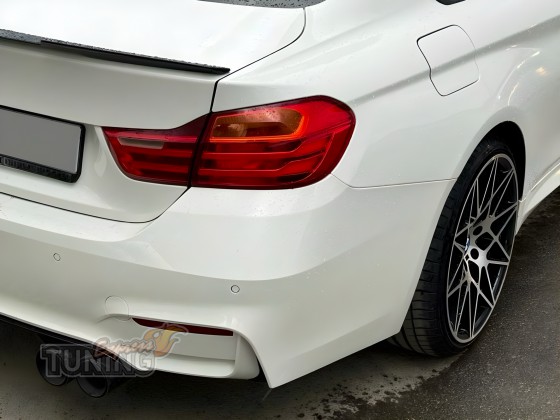 Установка заднего бампера на BMw 4 F32 фото