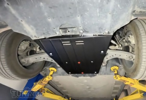 Защита переднего двигателя Toyota BZ4X стальная