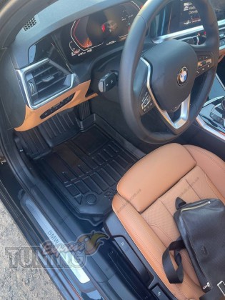 Коврики в 3D дизайне BMw 3 G20