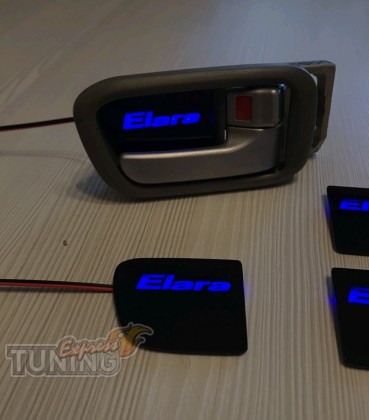 Вставки под ручки Чери Элара LED фото