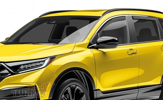 Вставные ветровики на honda Cr-V 5 оригинал