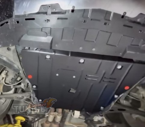 Защита мотора Cadillac XT6 металл