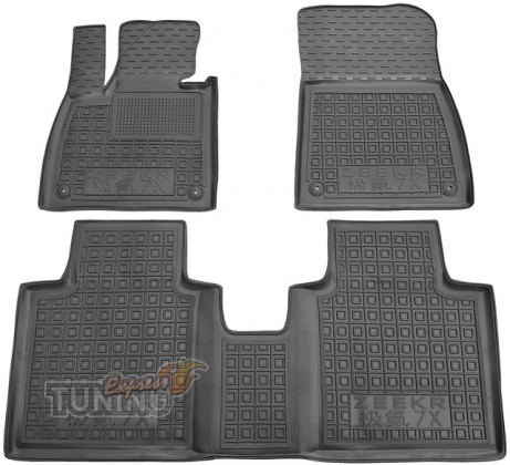 Резиновые коврики Zeekr 7X комплект 3шт