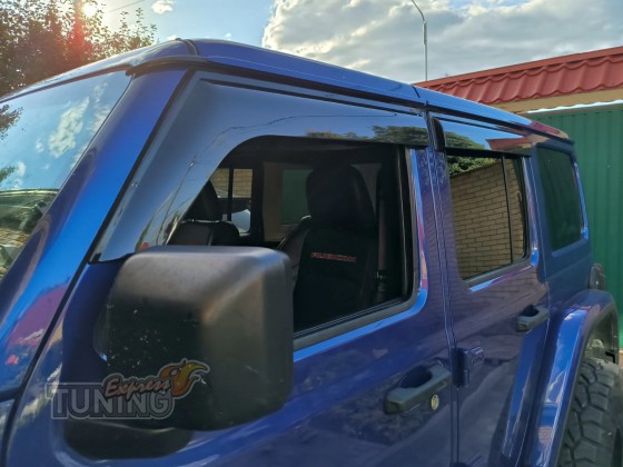 Ветровики для Jeep Wrangler JL 2018