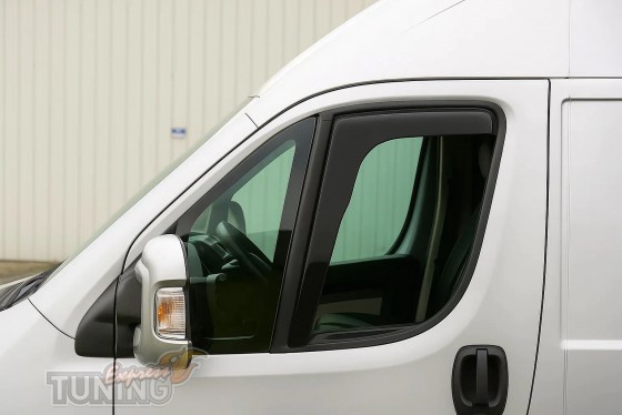 Вставные ветровики дверей Fiat Ducato 3 поколения фото