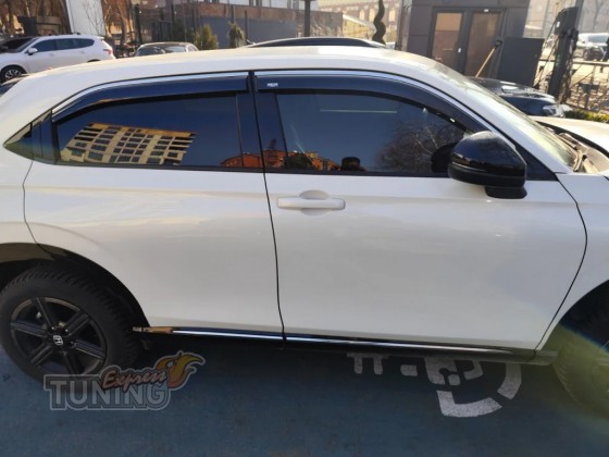 Черные ветровики для HOnda HR-V 3 фото