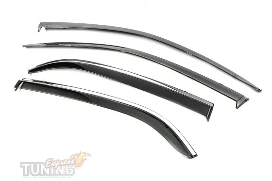 Ветровики боковых окон Citroen C-Elysee комплект фото