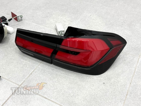Установка задних стопов на BMW 3 F30 в стиле G30 фото