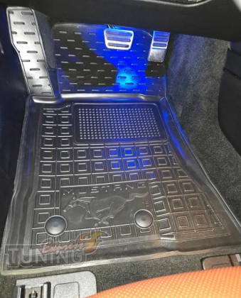 Коврики в салон Ford Mustang 6 поколения 2015-2023