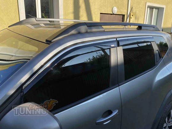 Ветровики на боковые окна Рено Дастер 3 оригинал фото