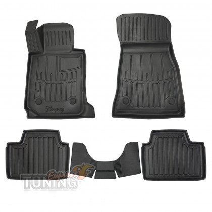 Резиновые коврики для BMW 3 F30 / F31 c 3d дизайне