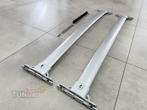 NIKEN Поперечные рейлинги для Toyota Land Cruiser 200 OEM дизайн цвет серый - Картинка 1