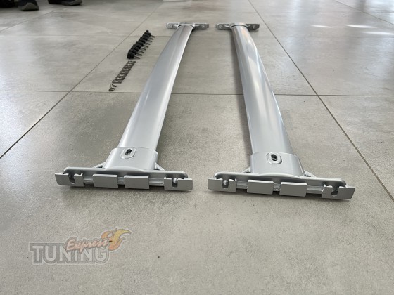 NIKEN Поперечные рейлинги для Toyota Land Cruiser 200 OEM дизайн цвет серый - Картинка 3