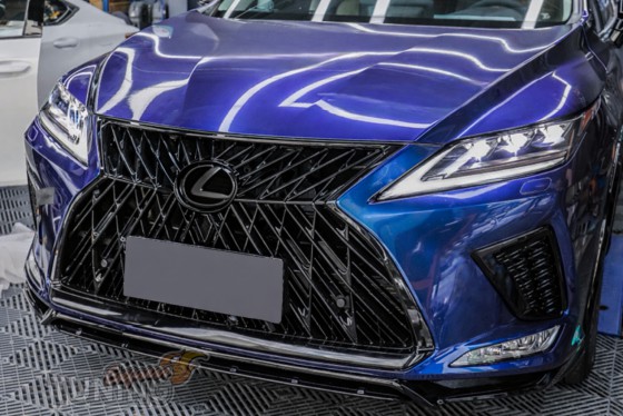 Решетка радиатора Lexus RX 4 рестайл 2020-2022 TRD дизайн