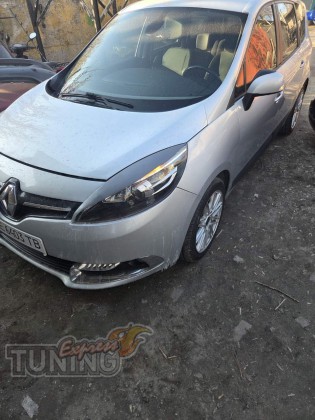 Реснички на фары Renault Scenic 3 оригинал фото
