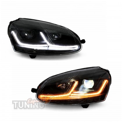 Led фары Volkswagen Jetta 5 оригинал фото