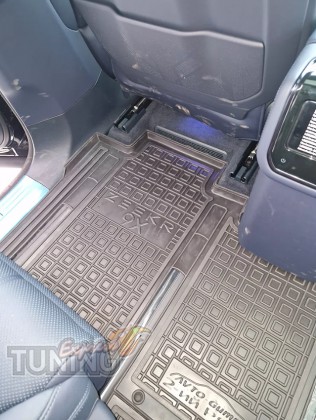 Резиновые коврики Zeekr 9X на задние ряды