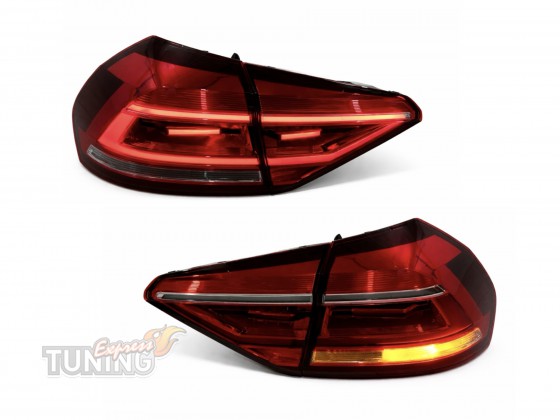 Задние LED фонари на Volkswagen Passat B8 USA NMS фото