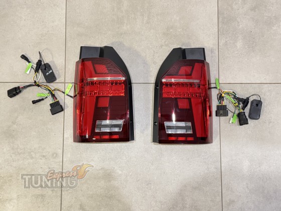 Тюнинг Led оптика на Volkswagen Transporter T6 оригинал
