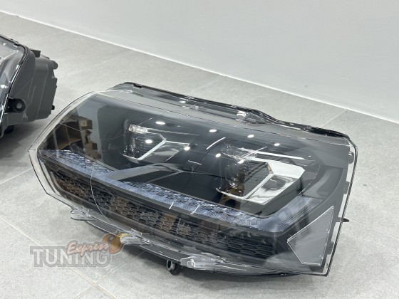 Фирменные Led фары на Volkswagen Transporter T5