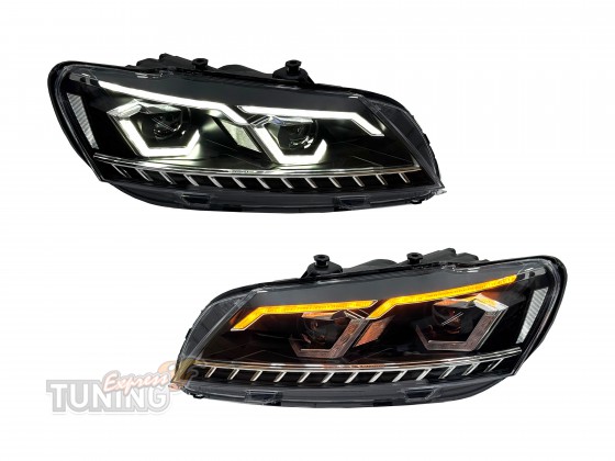 Led фары на Volkswagen Passat b7 USA