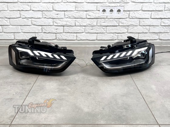 Full Led фары Audi A4 B8 2012-2015 фото