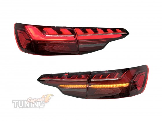 Задние Led фонари Audi A4 B9 комплект 2шт