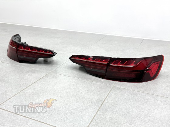 Задние Led стопы на Audi A4 B9 оригинал