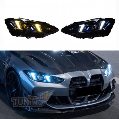 Передние Laser Lci фары Bmw 4 G22 / G23 / G26 / G80 комплект 2шт