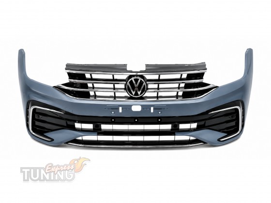 Передний бампер R-Line для Volkswagen Tiguan 2 рестайл