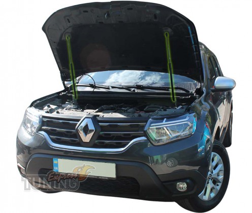 Газовые упоры капота Renault Duster 2 поколения амортизаторы под
