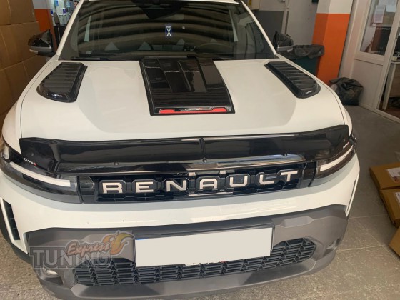 Дефлектор капота Renault Duster 3 поколения фото