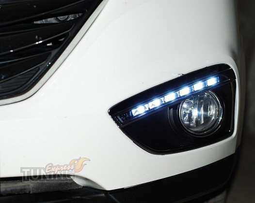 Дневные ходовые огни Хендай ix35 (ДХО для Hyundai ix35 DRL)