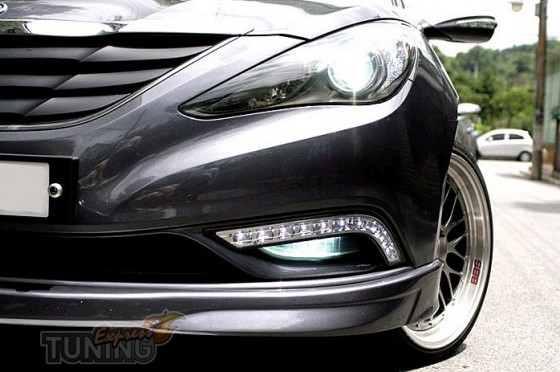 Дневные ходовые огни Хендай Соната 6 (ДХО Hyundai Sonata 6 YF дл
