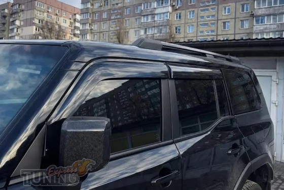 Ветровики окон Toyota Prado J250 на скотче