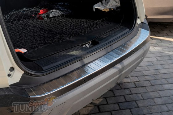 Хром накладка на задний бампер Nissan X-Trail T33 E-Power 2022+