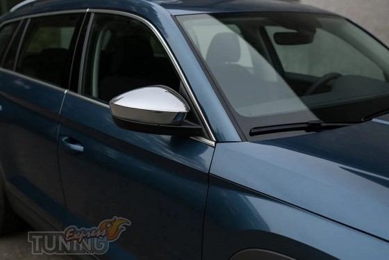 Хром накладки на зеркала Skoda Kodiaq 1 поколения