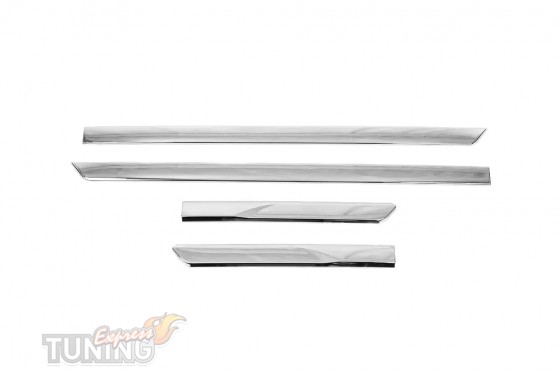 Хром молдинги на двери Toyota Land Cruiser 300